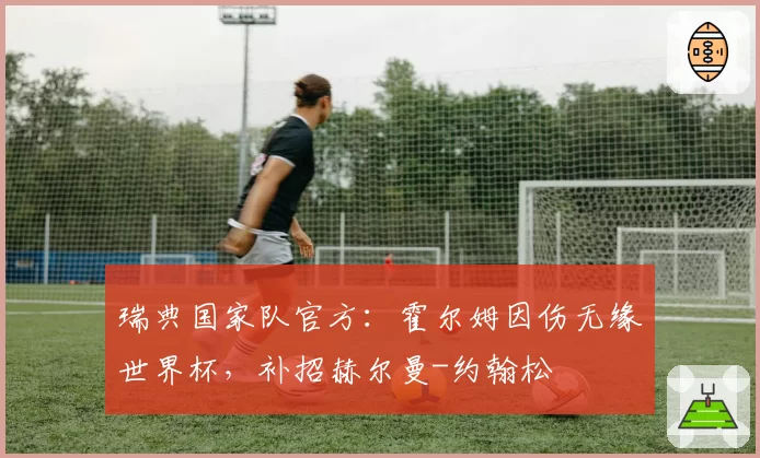 瑞典国家队官方：霍尔姆因伤无缘世界杯，补招赫尔曼-约翰松